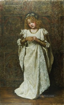 ジョン・コリアー Painting - 子供の花嫁 1883年 ジョン・コリアー ラファエル前派東洋学者